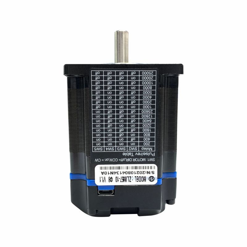 Zhongling Technology ZLIM57 integrated open-loop stepper motor driver supports IO control for small volume lifting platforms