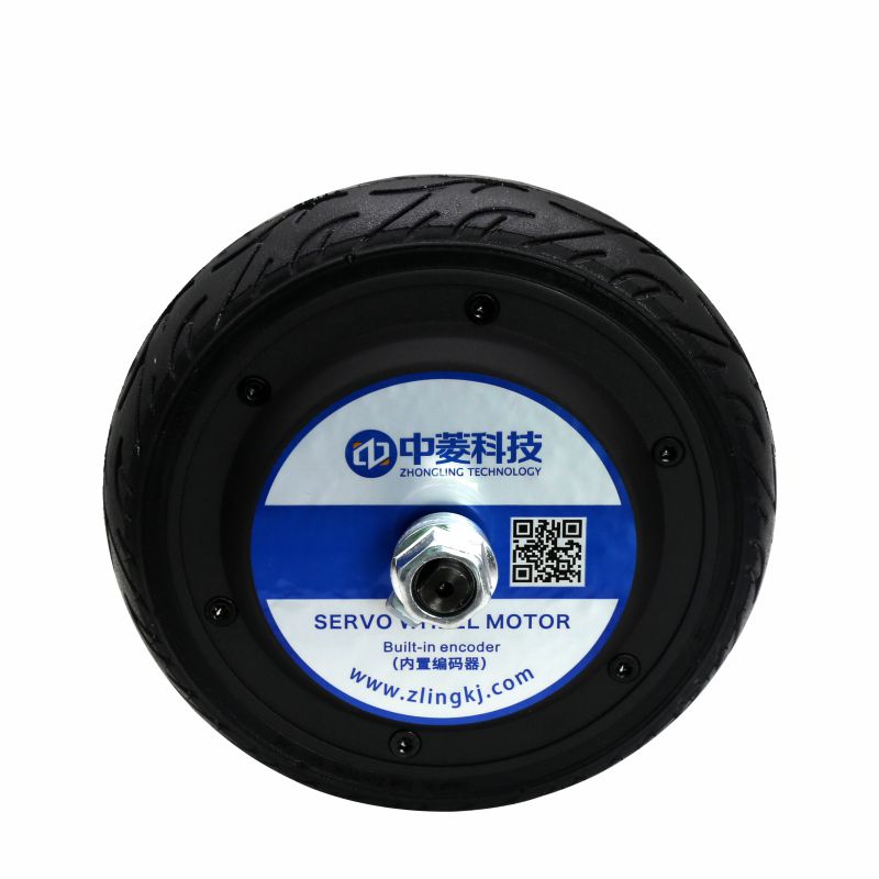 中菱科技ZLLG65ASM250-L V1.0 6.5寸-L直流無刷服務機器人內置編碼器雙軸輪轂伺服電機