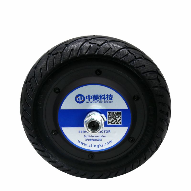 中菱科技ZLLG80ASM250 V1.0 8寸直流無刷輪轂伺服電機24-48V驅動器內置編碼器馬達