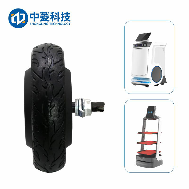 Zhongling Technology ZLLG65ASM250-L V3.0 6.5-inch L DC brushless service robot with built-in encoder and dual axis wheel hub servo motor
