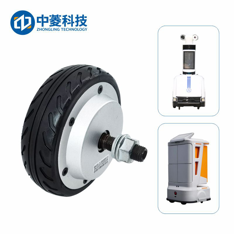 中菱科技ZLLG50ASM200 V2.0 5寸輪轂機(jī)器人agv小車伺服電機(jī)驅(qū)動(dòng)器套裝24v內(nèi)置編碼器