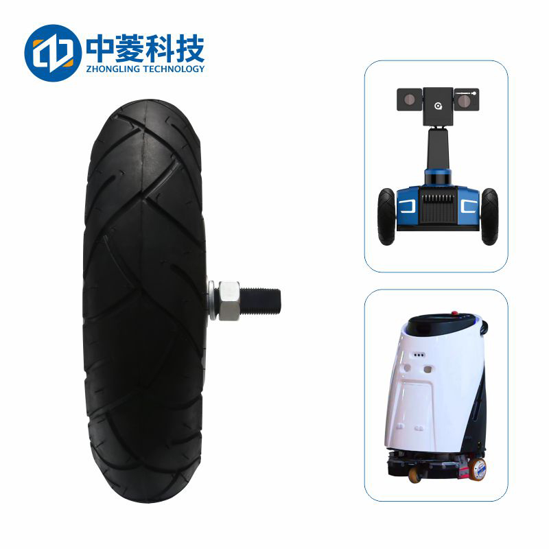 Zhongling Technology ZLLG13ASM800 V2.0 13 inch inflatable tire robot wheel hub motor 4096 line encoder high precision