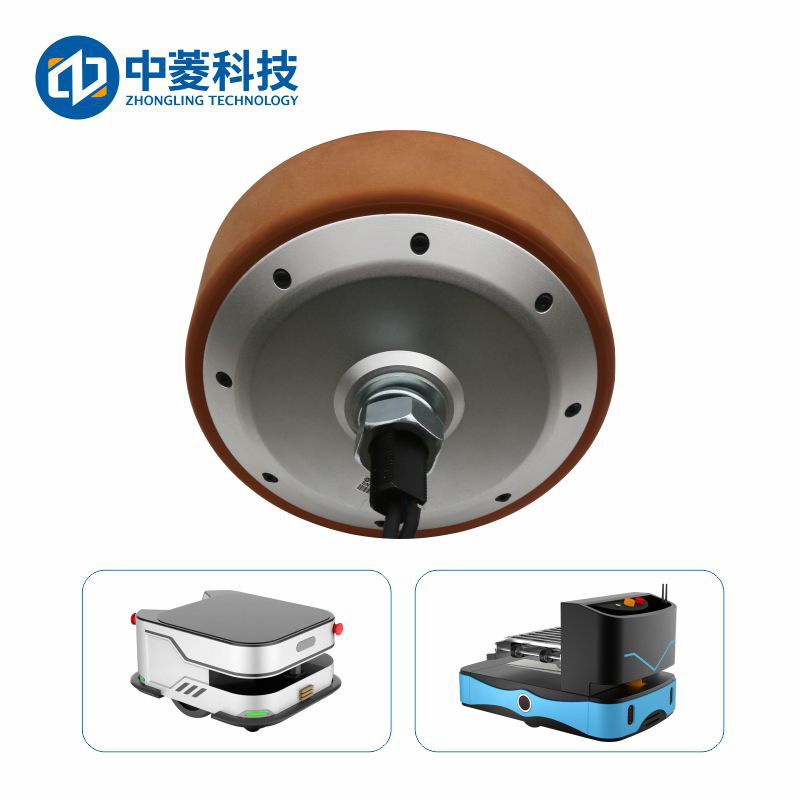 中菱科技ZLLG80ASM800 V2.0 8寸大功率輪轂伺服電機大扭矩AGV機器人專用支持定制