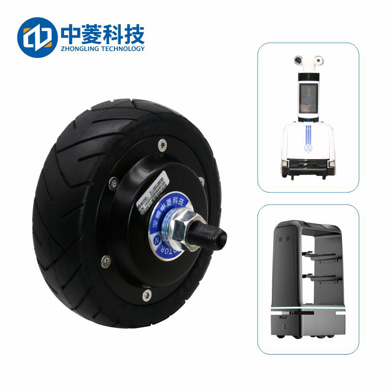 中菱科技ZLLG55ASM150 V1.0 5.5寸內(nèi)置編碼器機(jī)器人輪轂伺服雙軸電機(jī)驅(qū)動器直流電