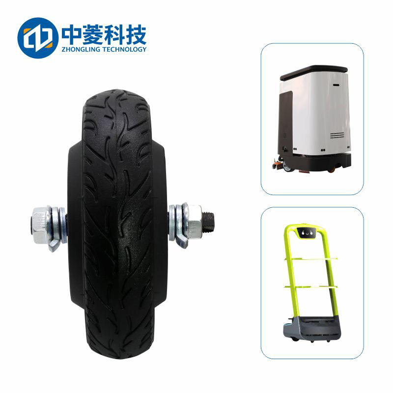 中菱科技ZLLG65ASM250-L V1.0 6.5寸-L直流無刷服務機器人內置編碼器雙軸輪轂伺服電機