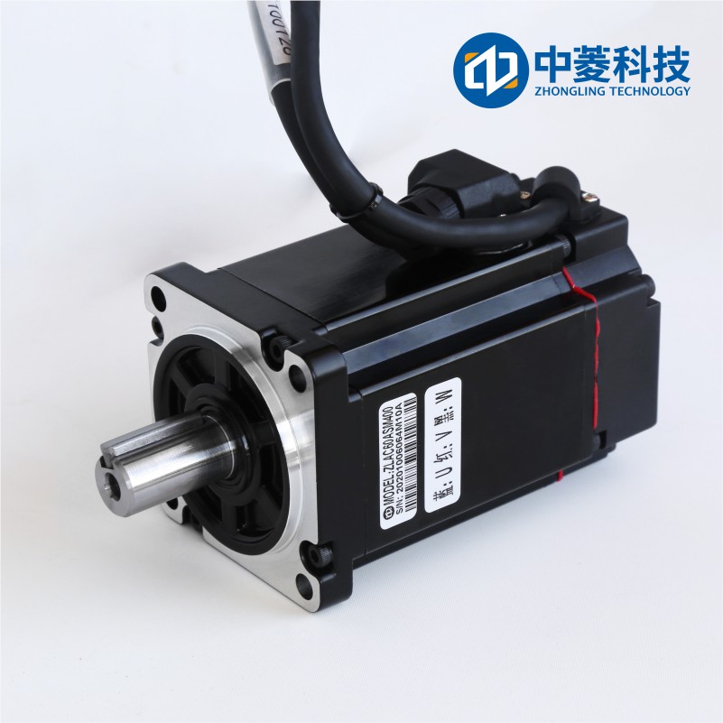 Zhongling Technology ZLAC60ASM400 400W DC brushless servo motor 60 flange 8010 driver set with built-in encoder