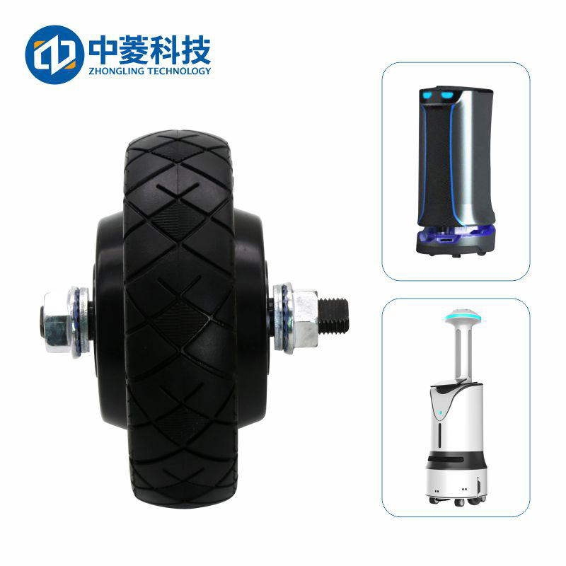 中菱科技ZLLG55ASM150 V1.0 5.5寸內(nèi)置編碼器機(jī)器人輪轂伺服雙軸電機(jī)驅(qū)動器直流電