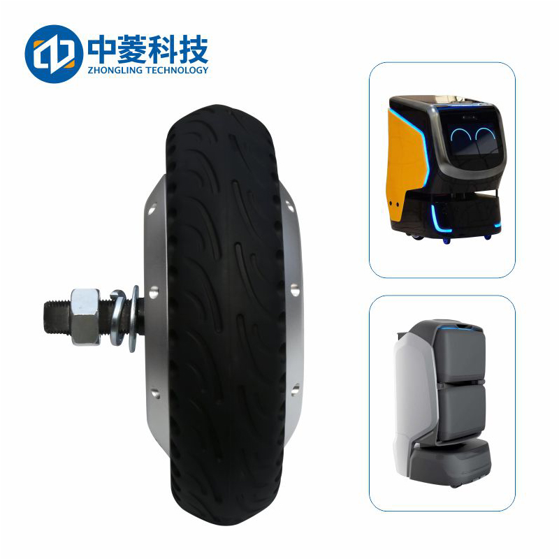 中菱科技ZLLG10ASM800 V2.0 10寸大功率大扭矩重載300KG輪轂伺服電機AGV機器人低速穩(wěn)定