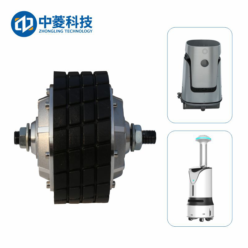 中菱科技ZLLG45ASM200 V1.0 4.5寸機器人輪轂伺服電機直流24v驅動器agv小車負載內置編碼器