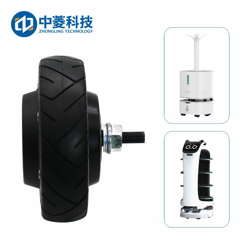 中菱科技ZLLG55ASM150 V1.0 5.5寸內(nèi)置編碼器機(jī)器人輪轂伺服雙軸電機(jī)驅(qū)動器直流電