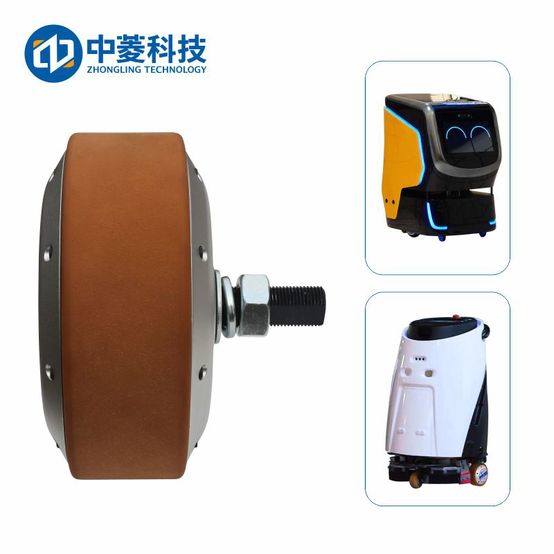 中菱科技ZLLG80ASM800 V2.0 8寸大功率輪轂伺服電機大扭矩AGV機器人專用支持定制