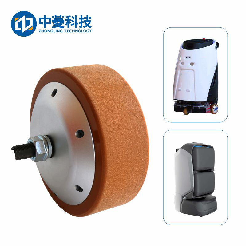 中菱科技ZLLG65ASM500 V1.0 6.5寸大功率輪轂伺服電機AGV機器人大功率高負載48V