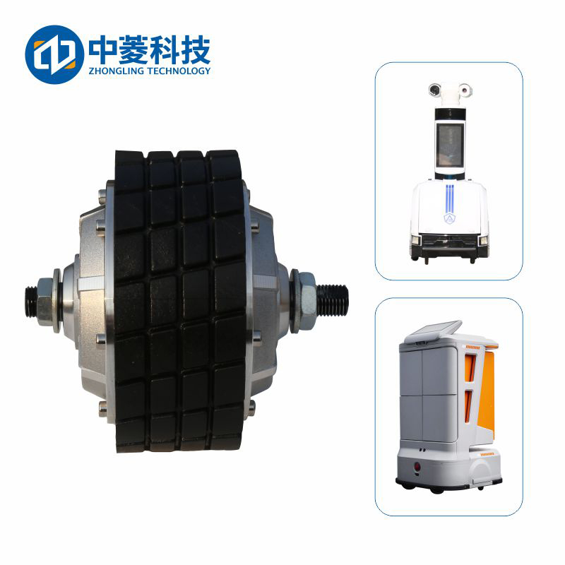 中菱科技ZLLG45ASM200 V1.0 4.5寸機器人輪轂伺服電機直流24v驅動器agv小車負載內置編碼器