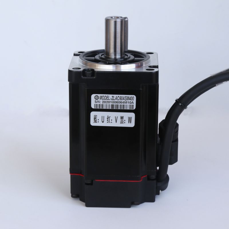 Zhongling Technology ZLAC60ASM400 400W DC brushless servo motor 60 flange 8010 driver set with built-in encoder