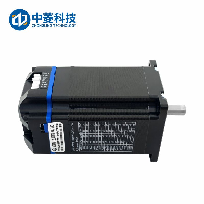 Zhongling Technology ZLIS57-C closed-loop integrated stepper motor 2N. m driver CANopen hybrid servo medical