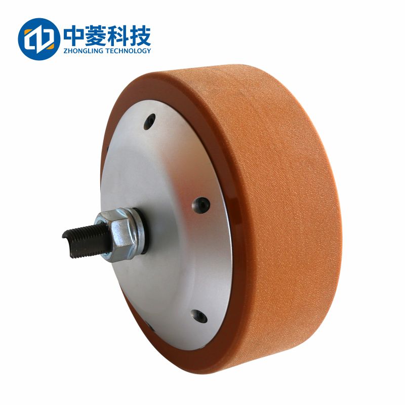 中菱科技ZLLG65ASM500 V2.0 6.5寸單軸大扭矩輪轂伺服電機AGV機器人48V直流電編碼器