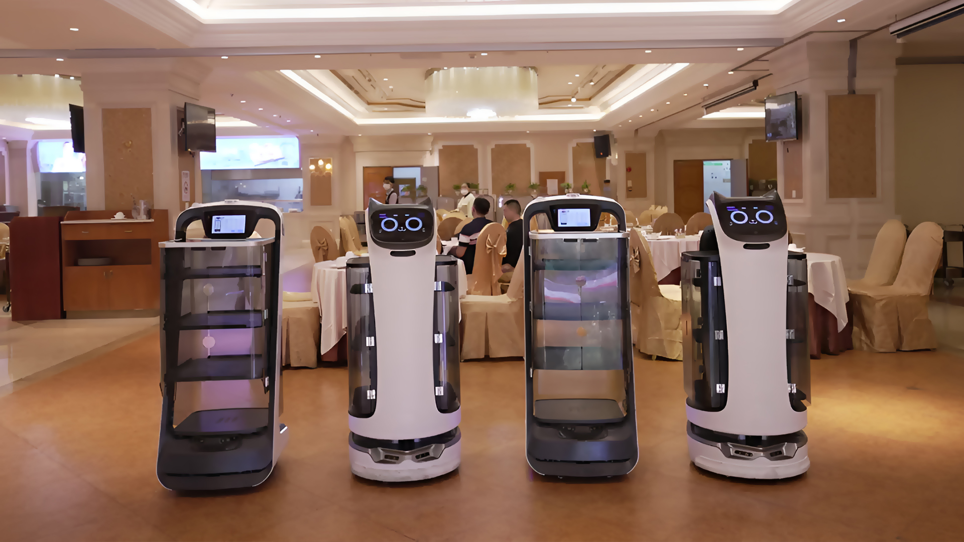 輪轂電機在送餐機器人中重要作用