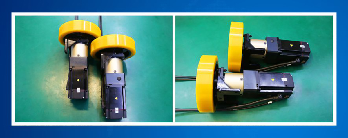 Servo motor+reducer+wheel