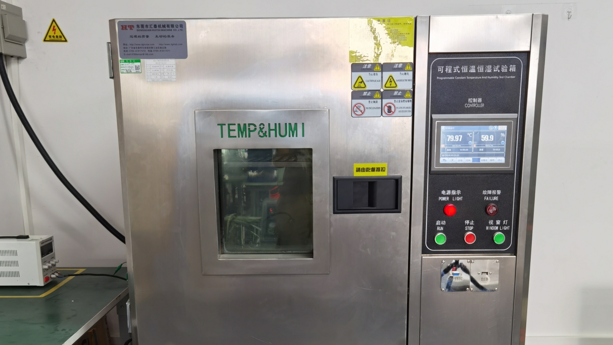 Thermal cycle test of hub motor