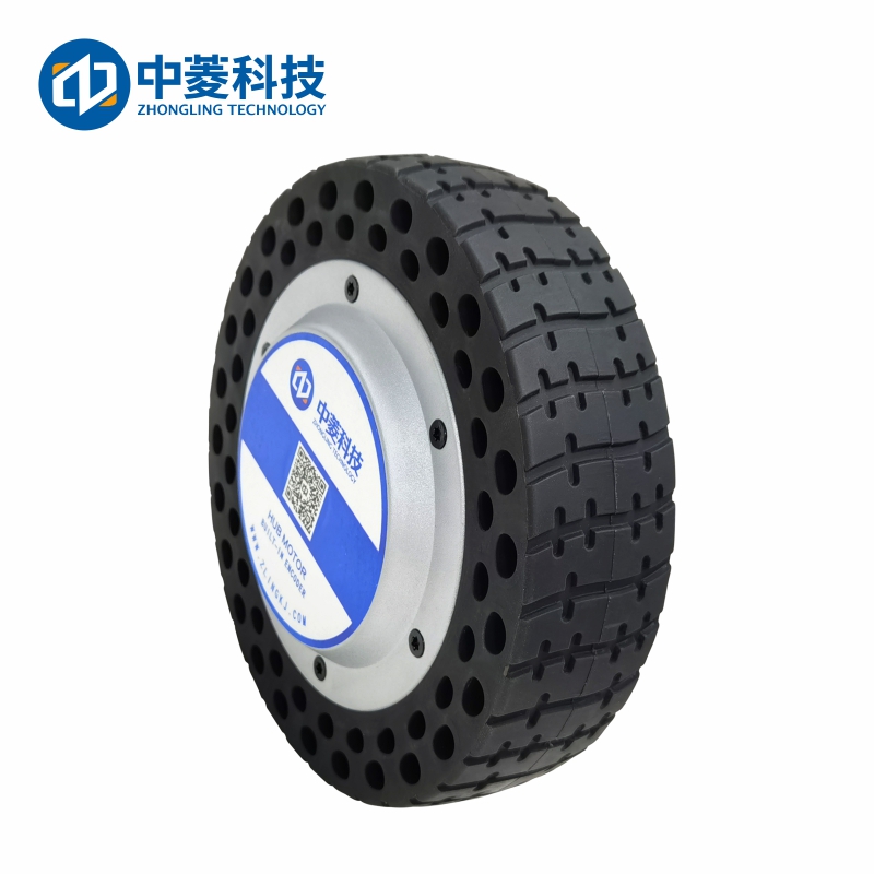 中菱科技ZLLG80ASM250-4096 V2.18 8寸4096線伺服輪轂電機驅動器24V直流電機器人AGV編碼器