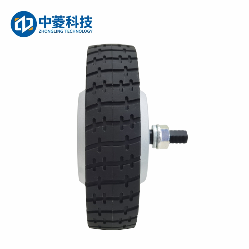 中菱科技ZLLG80ASM250-4096 V2.18 8寸4096線伺服輪轂電機驅動器24V直流電機器人AGV編碼器