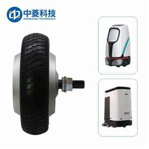 中菱科技ZLLG65ASM250-4096 V2.0 6.5寸-4096伺服輪轂電機單軸驅動器24V直流8N機器人AGV編碼器