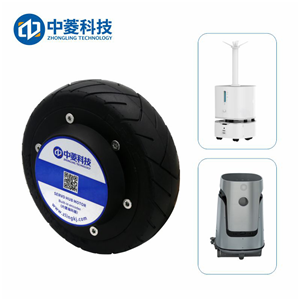 Zhongling Technology ZLLG55ASM150 V1.0 5.5-inch built-in encoder robot wheel hub servo dual axis motor driver DC