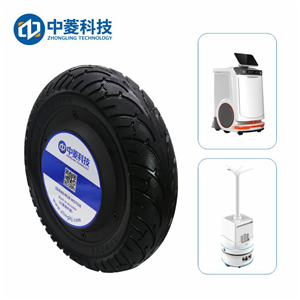Zhongling Technology ZLLG80ASM250-L V1.0 8-inch L Robot AGV Wheel Hub Servo Motor Single Dual Axis DC Brushless Built in Encoder Zhongling Technology
