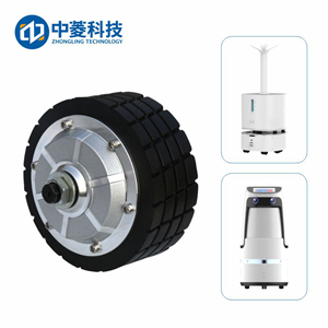 中菱科技ZLLG45ASM200 V1.0 4.5寸機器人輪轂伺服電機直流24v驅動器agv小車負載內置編碼器